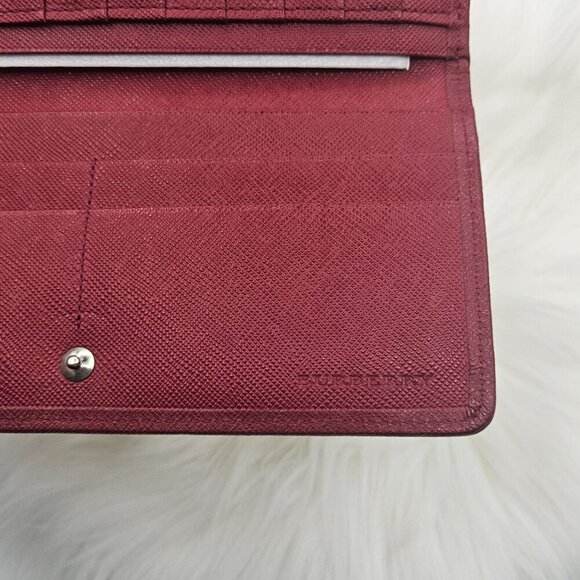 Burberry Nova Check Long Wallet Leather Long Wallet - Picture 4 of 17